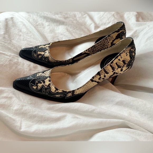 Vintage Christian Dior Python heels - Picture 5 of 10